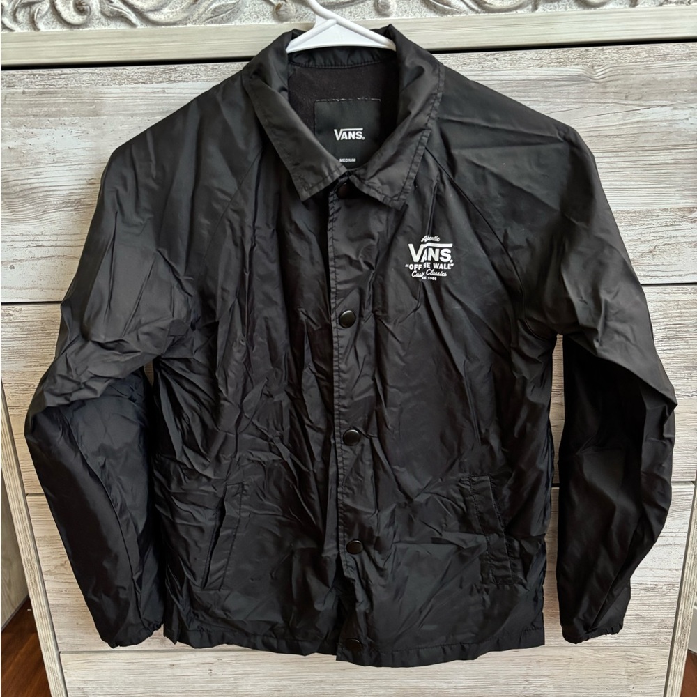 Vans Black Windbreaker Jacket
